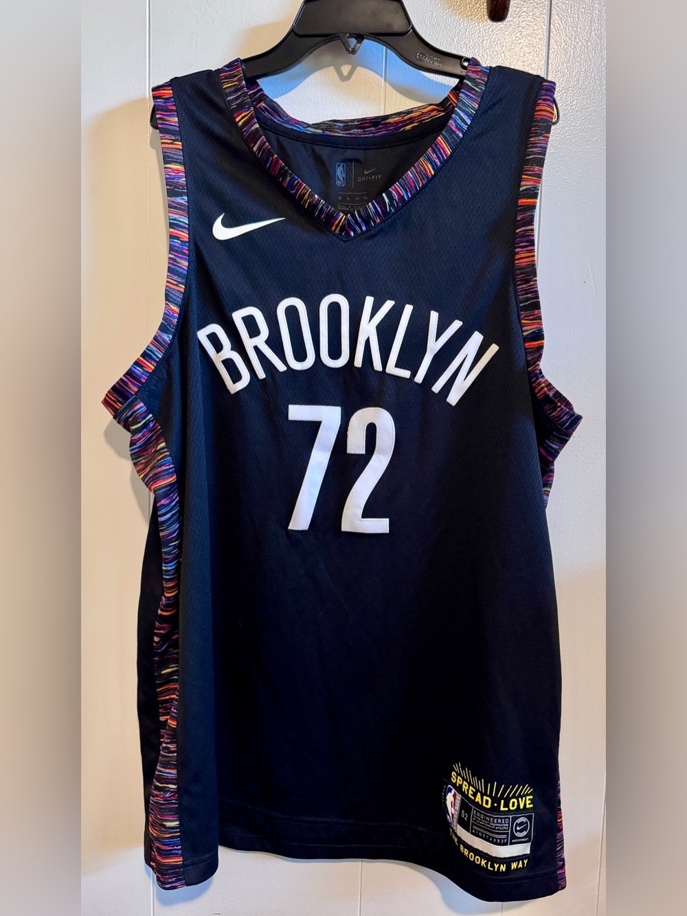 NIKE NBA Brooklyn Nets Biggie 72 Dri-Fit Basketball Jersey